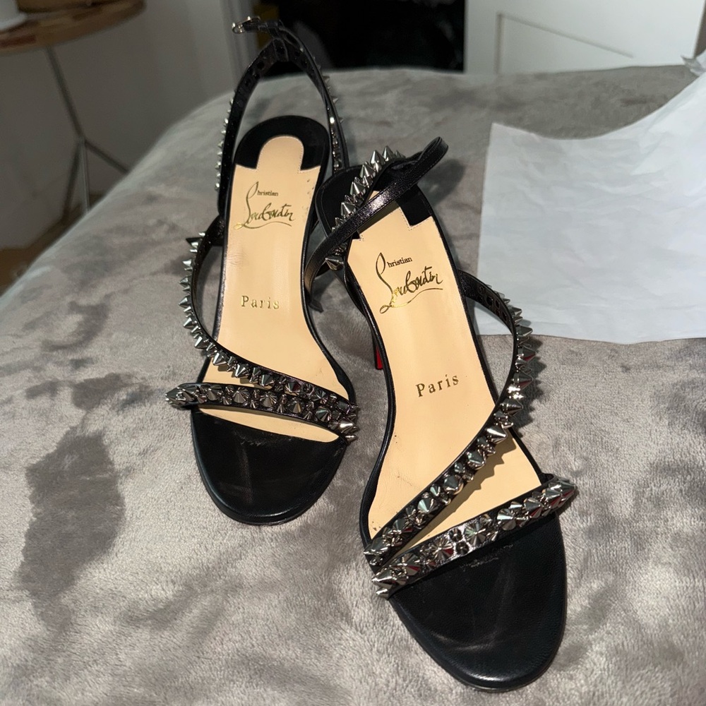 Christian Louboutin Mafaldina Spikes 100 size 38